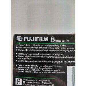 JVC 8mm Video Cassette MP120 NTSC Blank Tapes - 5 Pack - New Sealed